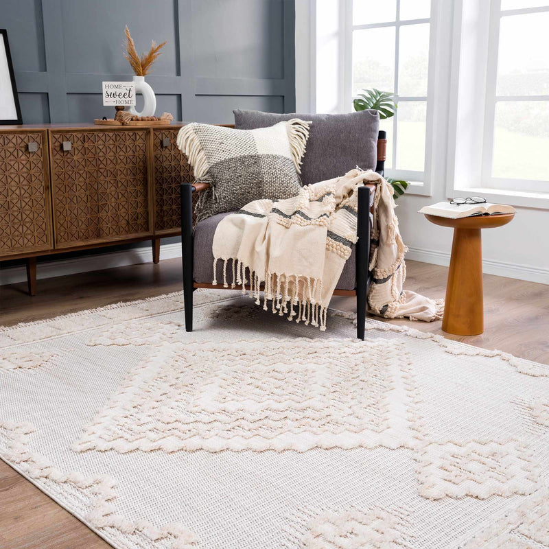 Rosales High-Low Rustic Rug-Boutique Rugs-lobo nosara