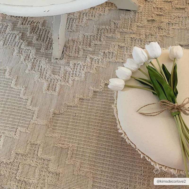 Rosales High-Low Rustic Rug-Boutique Rugs-lobo nosara