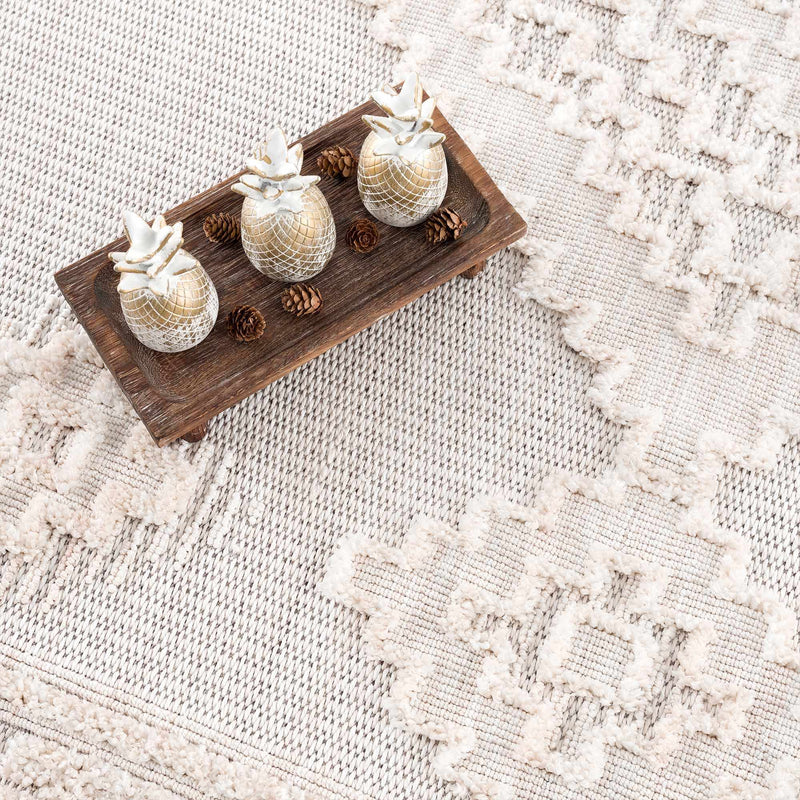 Rosales High-Low Rustic Rug-Boutique Rugs-lobo nosara
