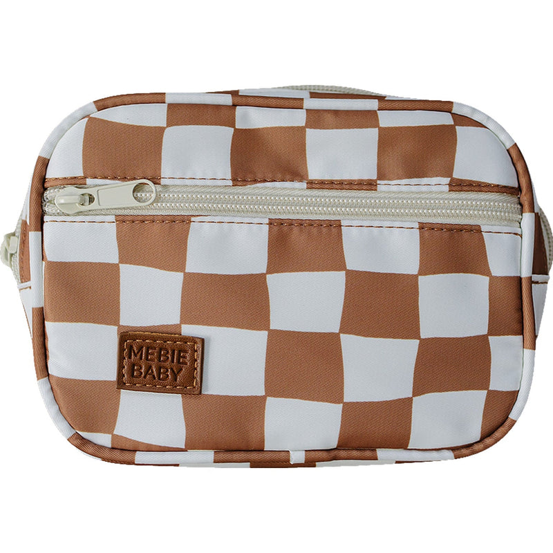 Rust Wavy Checkered Mini Fanny Pack-Mebie Baby-lobo nosara