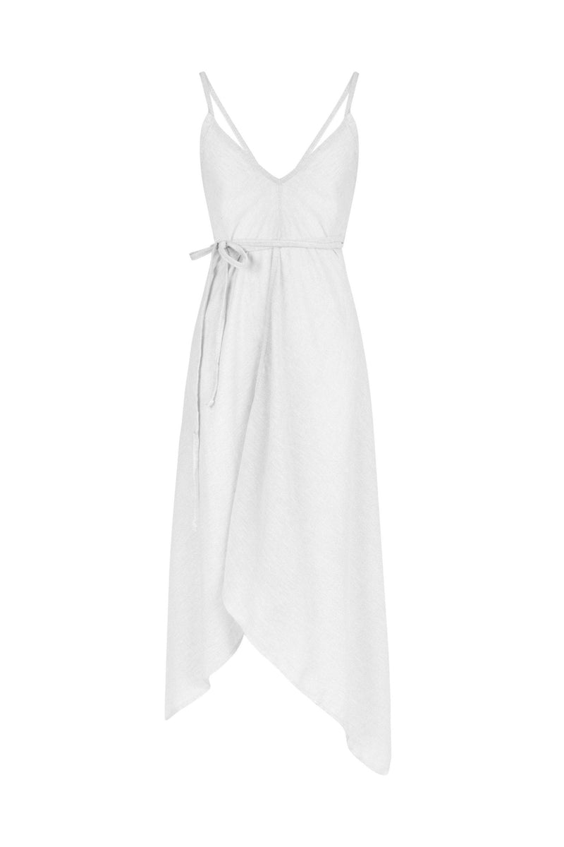 Sage Maxi Dress - White-The Handloom-lobo nosara
