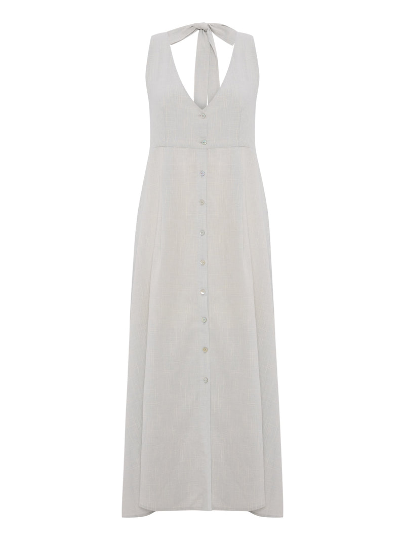 Sahara Sun Maxi Dress - Baby Blue-The Handloom-lobo nosara