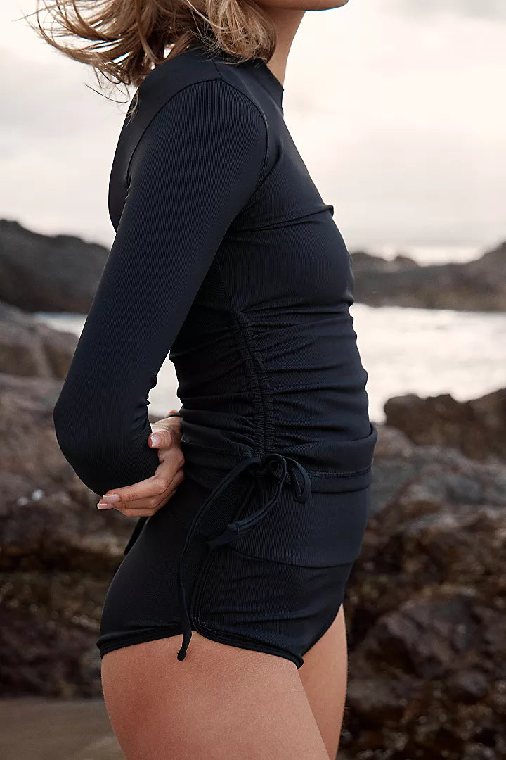 Ruched Rash Guard Salt Gypsy Ruched Rashguard – lobo nosara