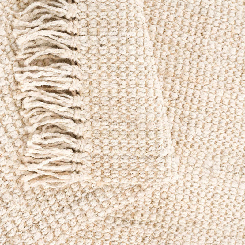 Senneterre Bleached Jute Rug-Boutique Rugs-lobo nosara