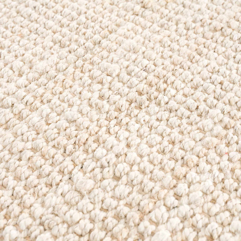 Senneterre Bleached Jute Rug-Boutique Rugs-lobo nosara