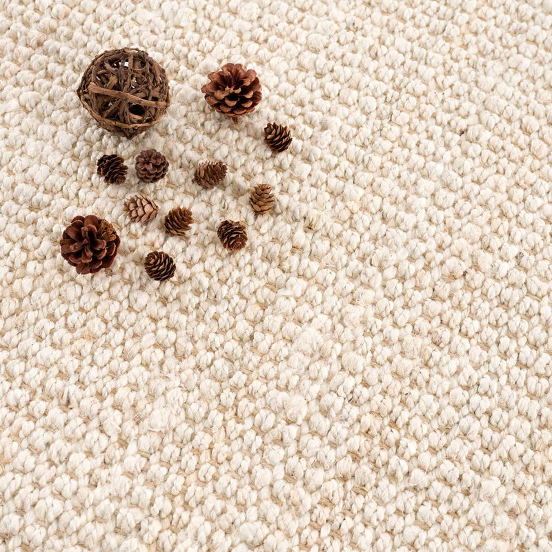 Senneterre Bleached Jute Rug-Boutique Rugs-lobo nosara