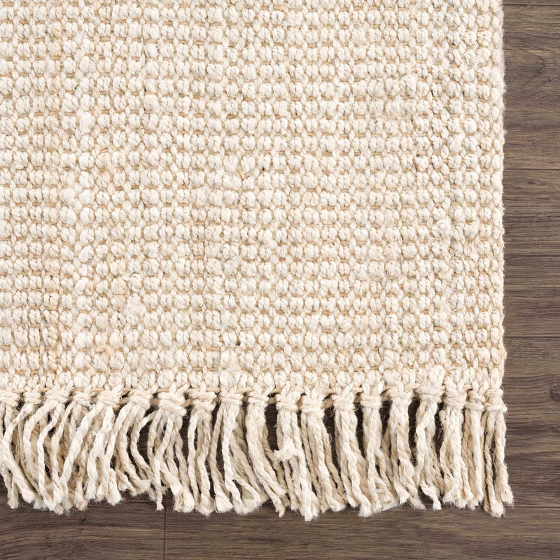 Senneterre Bleached Jute Rug-Boutique Rugs-lobo nosara