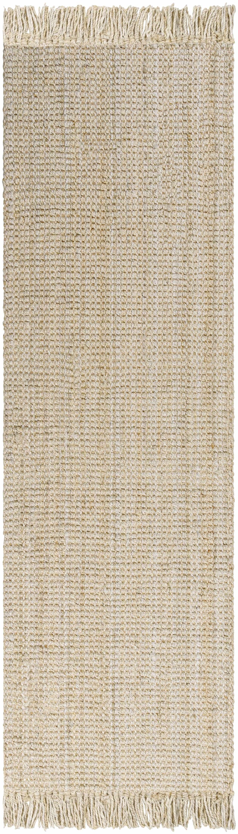 Senneterre Bleached Jute Rug-Boutique Rugs-lobo nosara