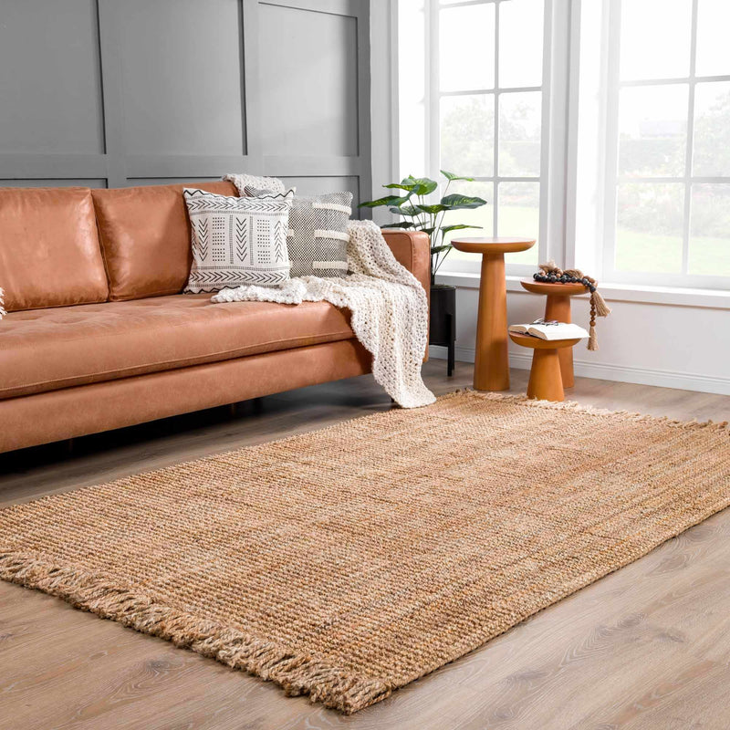 Senneterre Natural Jute Rug-Boutique Rugs-lobo nosara