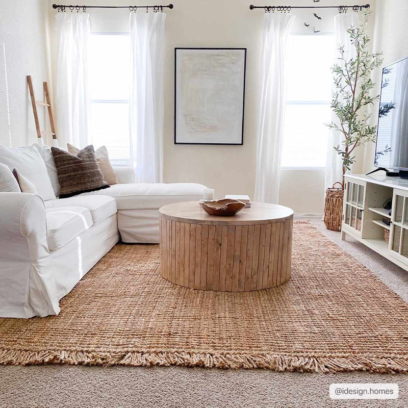 Senneterre Natural Jute Rug-Boutique Rugs-lobo nosara