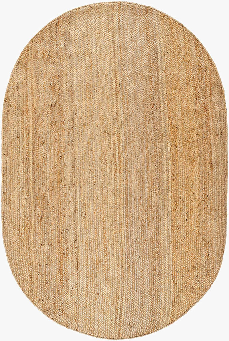 Shippagan Tan Jute Braided Rug-Boutique Rugs-lobo nosara