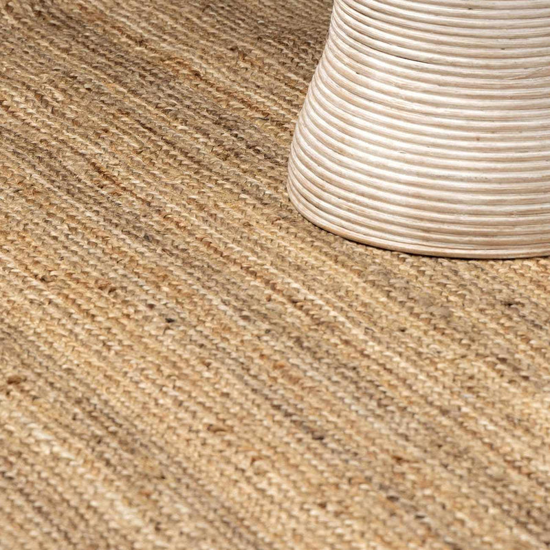 Shippagan Tan Jute Braided Rug-Boutique Rugs-lobo nosara
