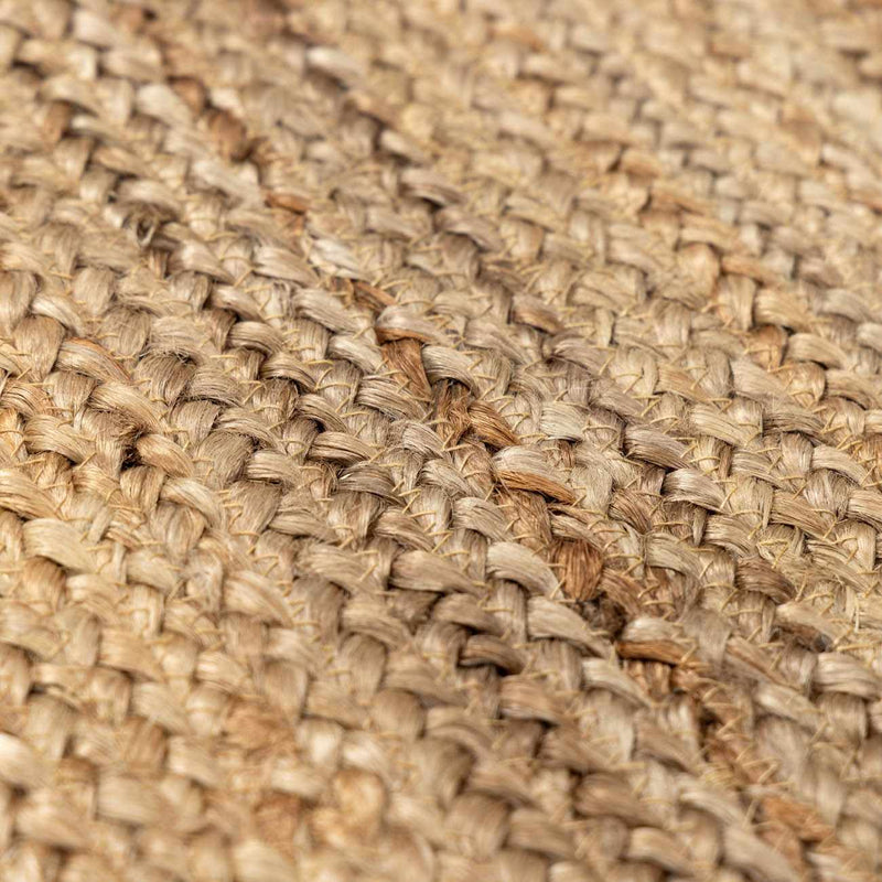 Shippagan Tan Jute Braided Rug-Boutique Rugs-lobo nosara