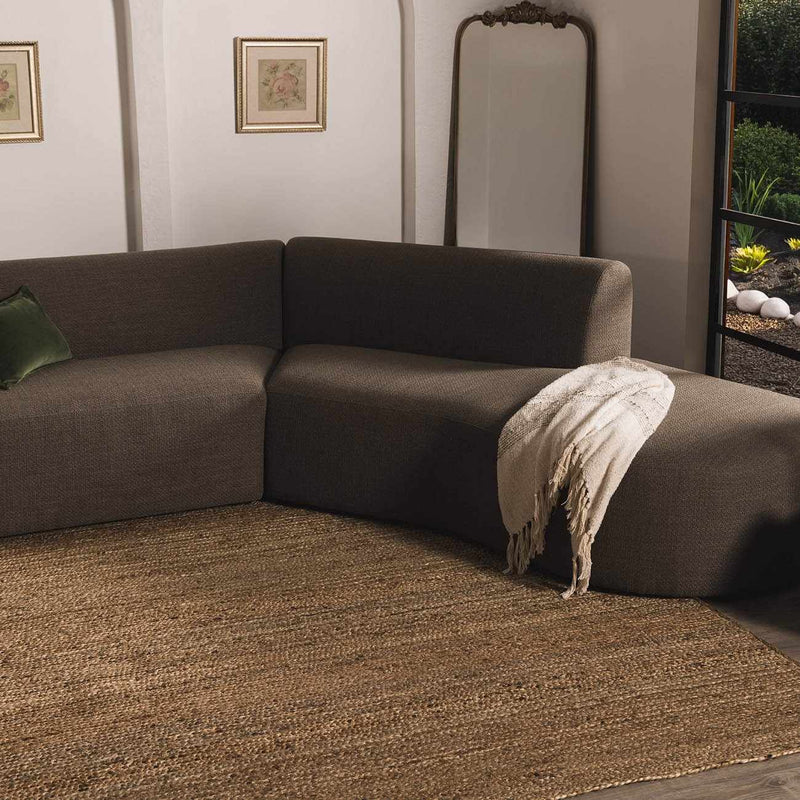 Shippagan Tan Jute Braided Rug-Boutique Rugs-lobo nosara