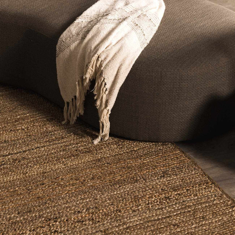 Shippagan Tan Jute Braided Rug-Boutique Rugs-lobo nosara