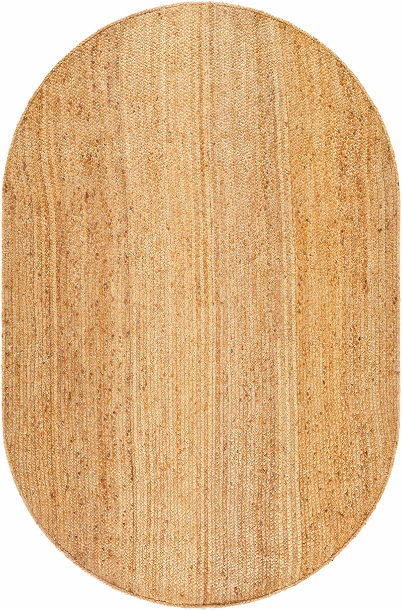 Shippagan Tan Jute Braided Rug-Boutique Rugs-lobo nosara