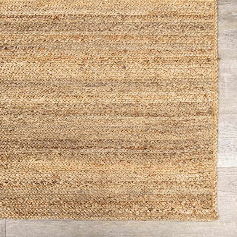 Shippagan Tan Jute Braided Rug-Boutique Rugs-lobo nosara