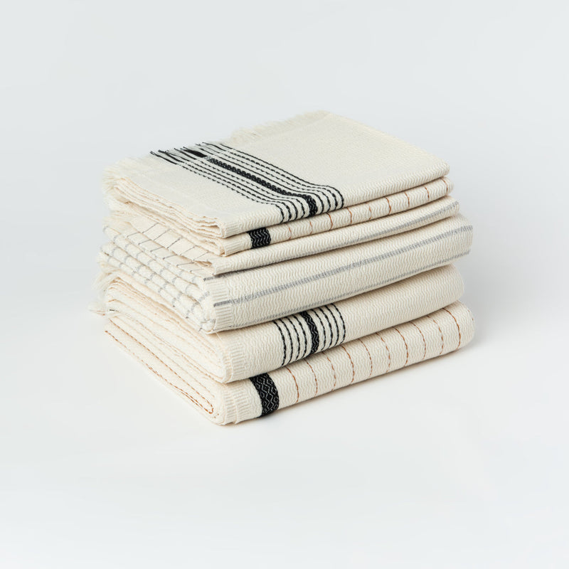 Silvia Hand & Kitchen Towel Sets-The Loomia-lobo nosara