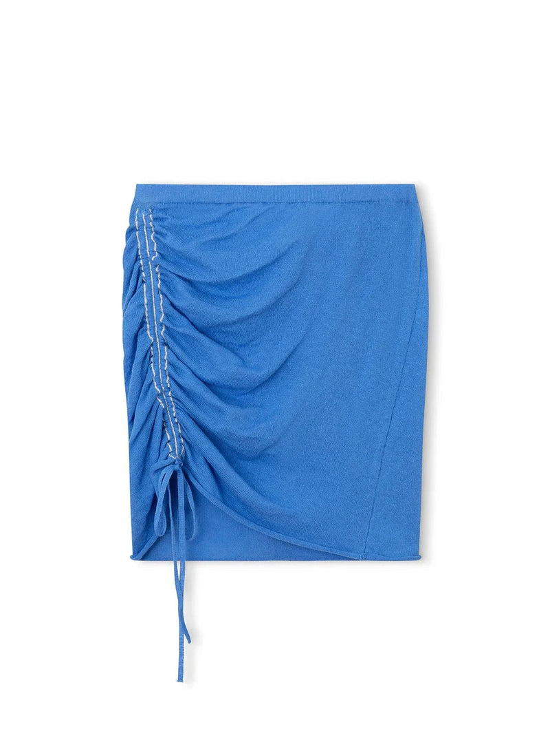 Sky Contrast Knit Mini Skirt-Zulu & Zephyr-lobo nosara