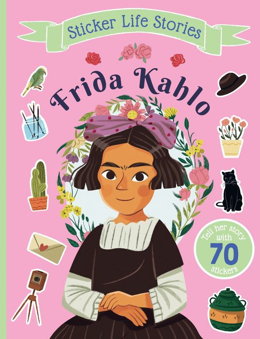 Sticker Life Stories Frida Kahlo-Frida Kahlo-lobo nosara