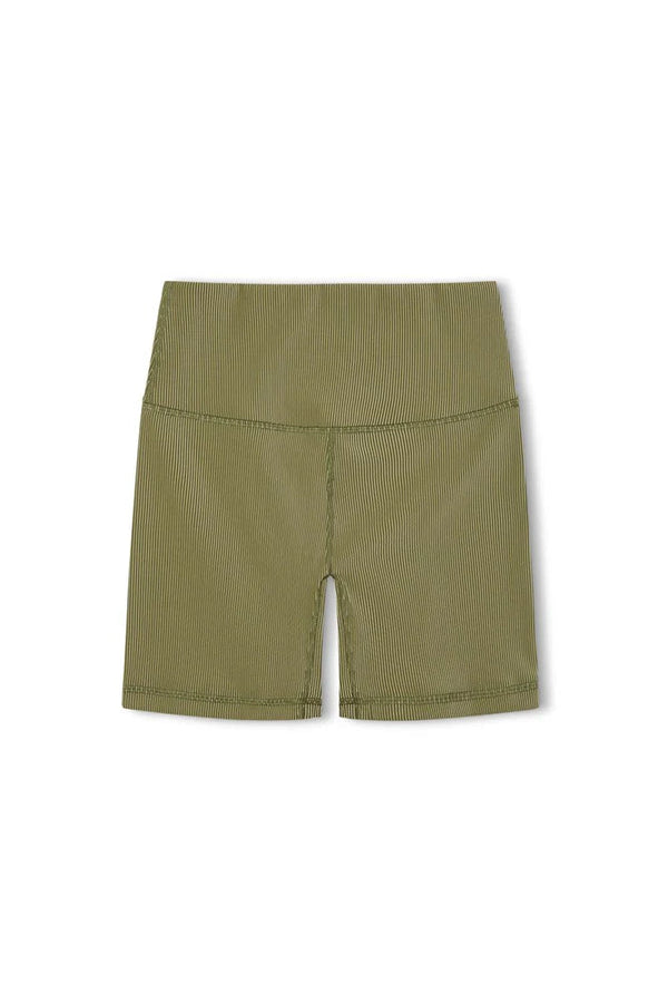 Stripe Rib Short - Olive-Zulu & Zephyr-lobo nosara