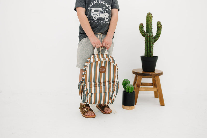 Sunset Stripes Mini Backpack-Mebie Baby-lobo nosara