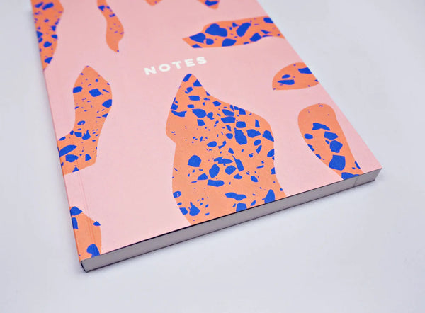 Terrazzo Shapes Lay Flat Notebook-The Completist-lobo nosara