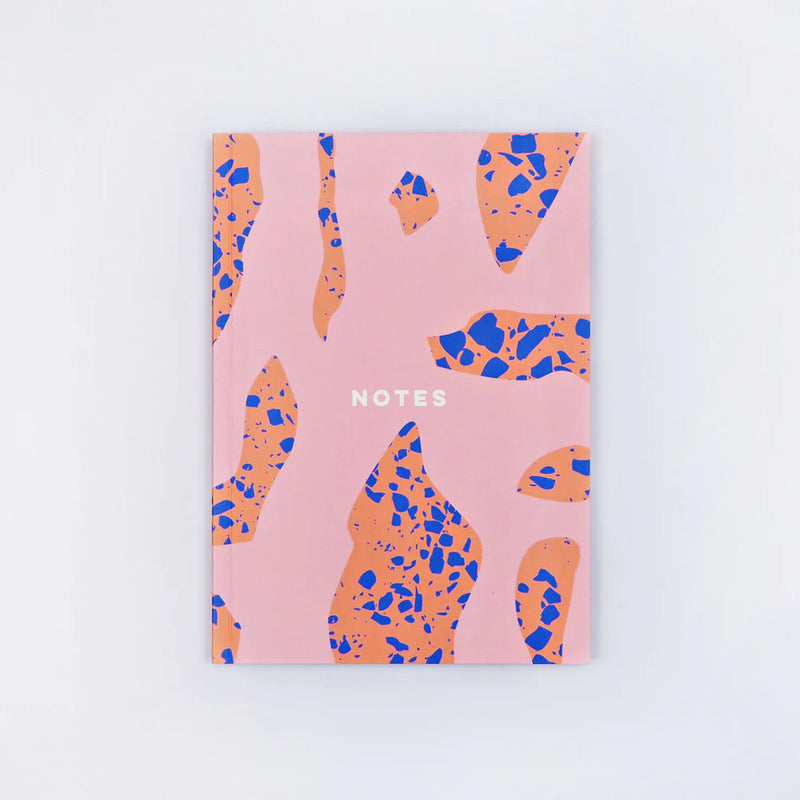 Terrazzo Shapes Lay Flat Notebook-The Completist-lobo nosara