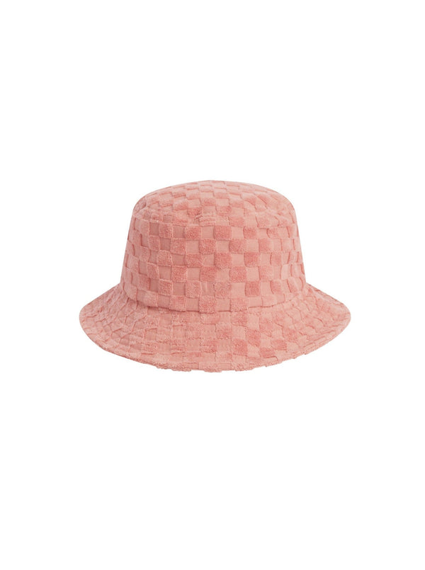 Terry Bucket Hat || Lipstick, Pink Stripe-Rylee + Cru-lobo nosara