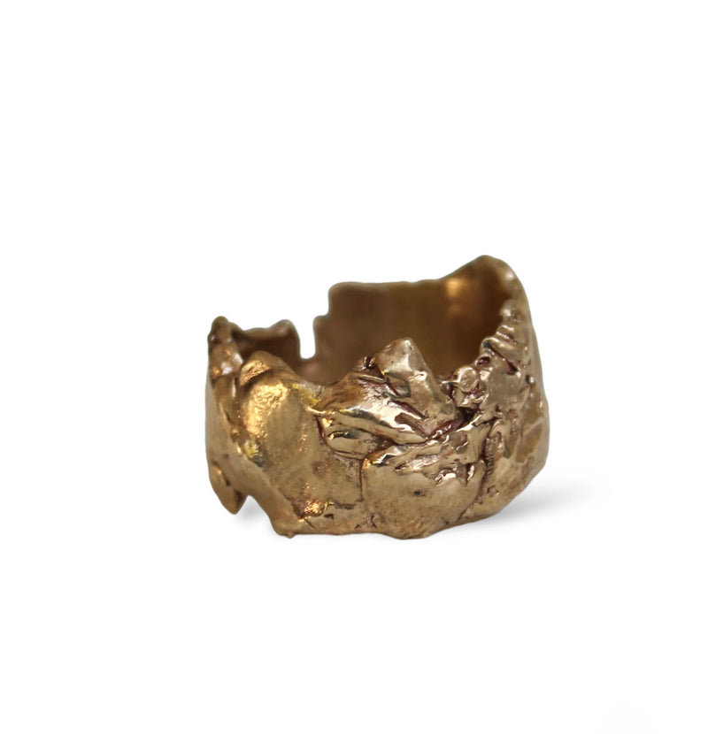 Thalia Freefrom Ring Large - Bronze-Saint Vagabond-lobo nosara