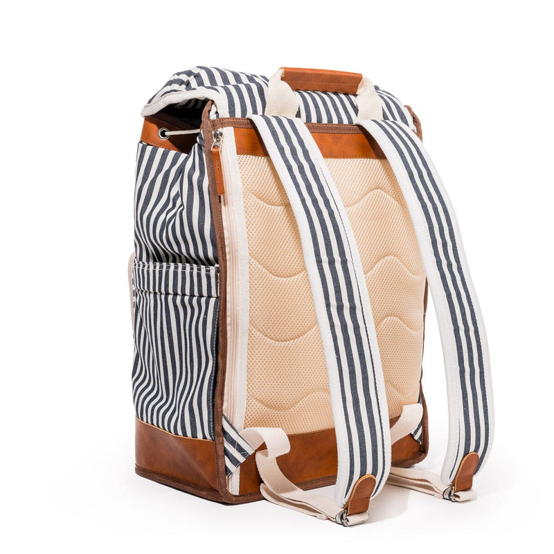 The Backpack Cooler - Laurens Navy Stripe-Business & Pleasure-lobo nosara