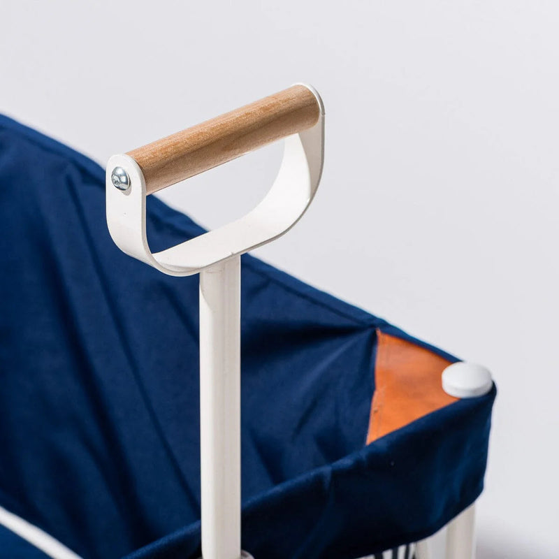 The Beach Cart - Laurens Navy Stripe-Business & Pleasure-lobo nosara