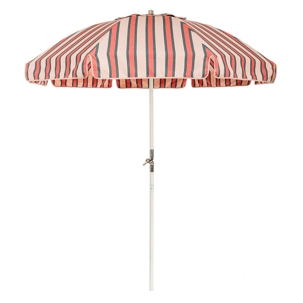 The Club Umbrella - Bistro Dusty Pink Stripe-Business & Pleasure-lobo nosara