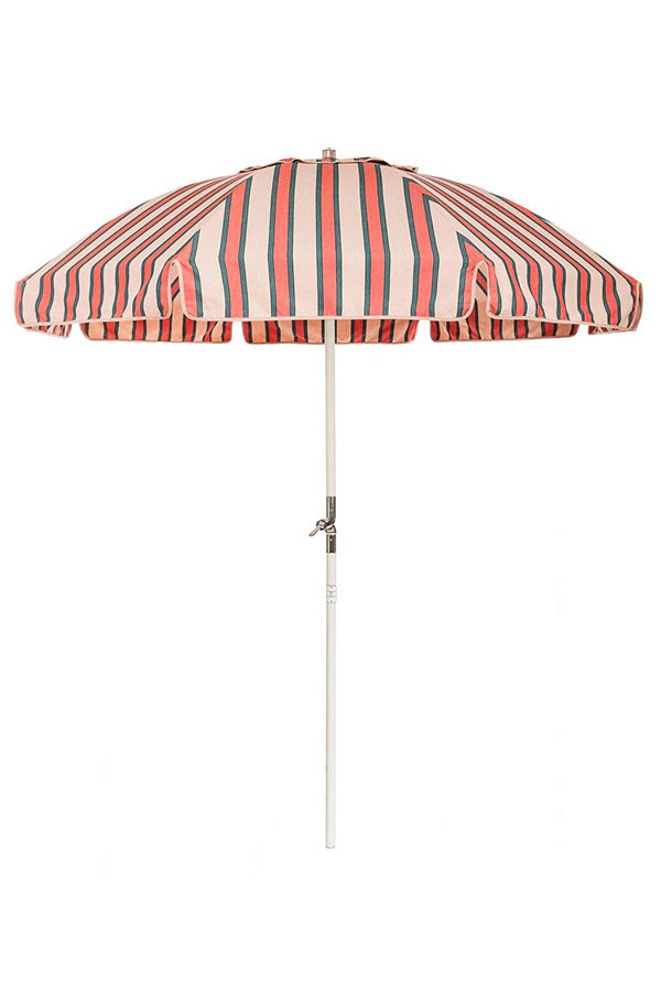 The Club Umbrella - Bistro Dusty Pink Stripe-Business & Pleasure-lobo nosara