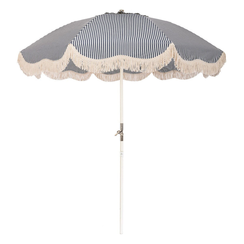 The Club Umbrella - Lauren's Navy Stripe-Business & Pleasure-lobo nosara