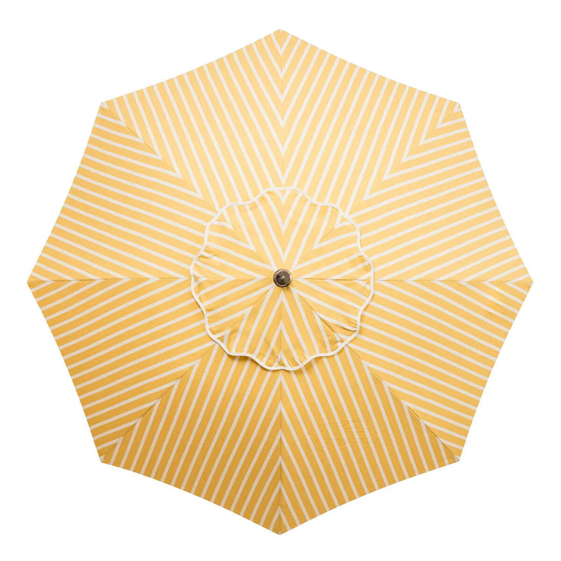 The Club Umbrella - Monaco Mimosa Stripe-Business & Pleasure-lobo nosara