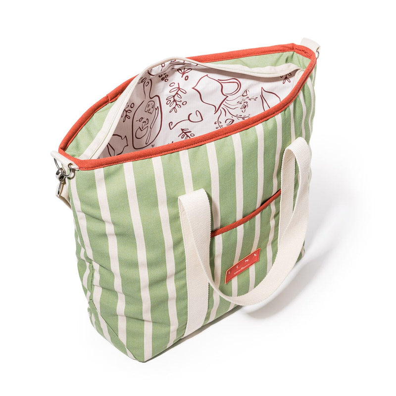 The Cooler Tote Bag - Elsa Stripe-Business & Pleasure-lobo nosara