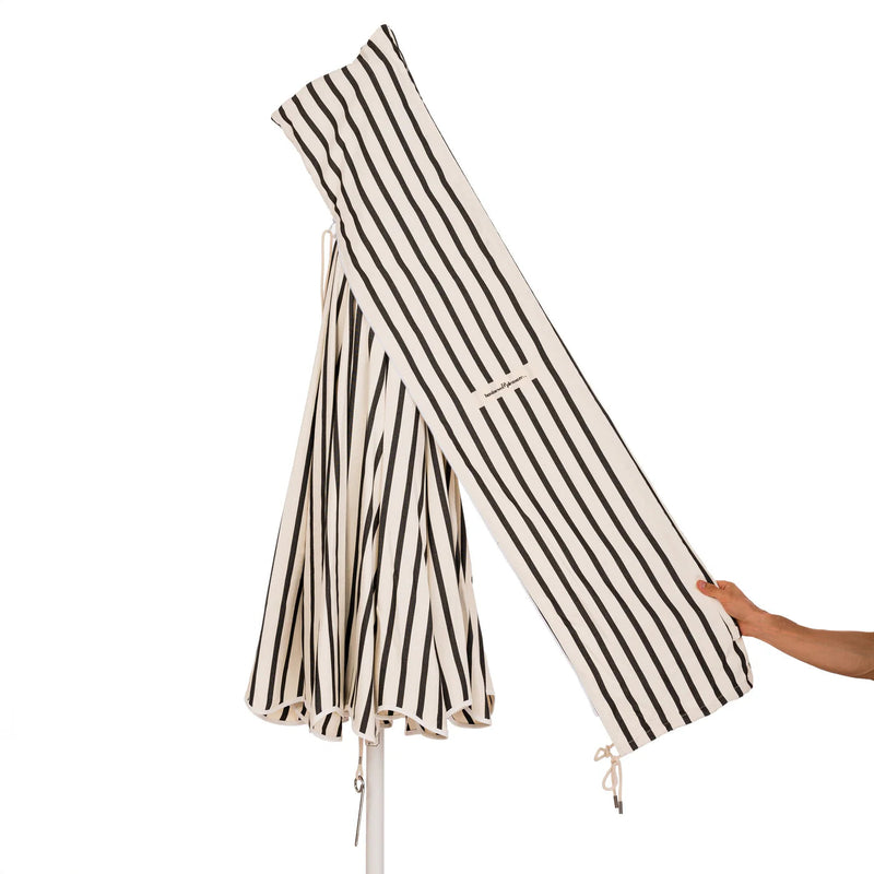 The Patio Umbrella - Monaco Black Stripe-Business & Pleasure-lobo nosara