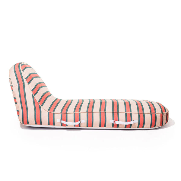 The Pool Lounger - Bistro Dusty Pink Stripe-Business & Pleasure-lobo nosara