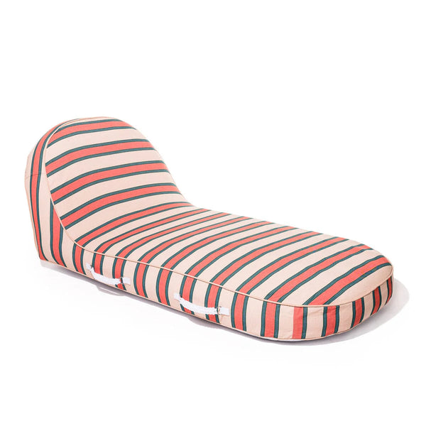 The Pool Lounger - Bistro Dusty Pink Stripe-Business & Pleasure-lobo nosara