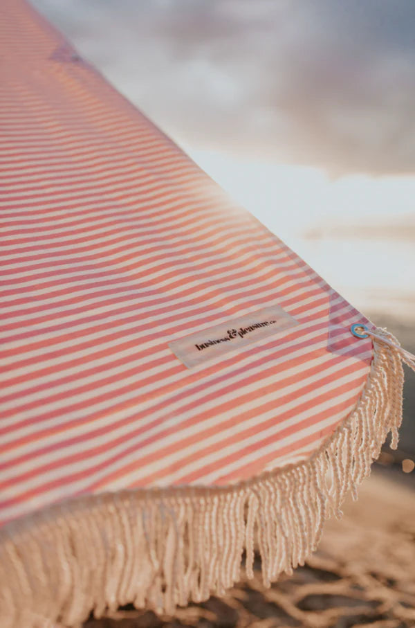 The Premium Beach Tent - Pink Striped-Business & Pleasure-lobo nosara