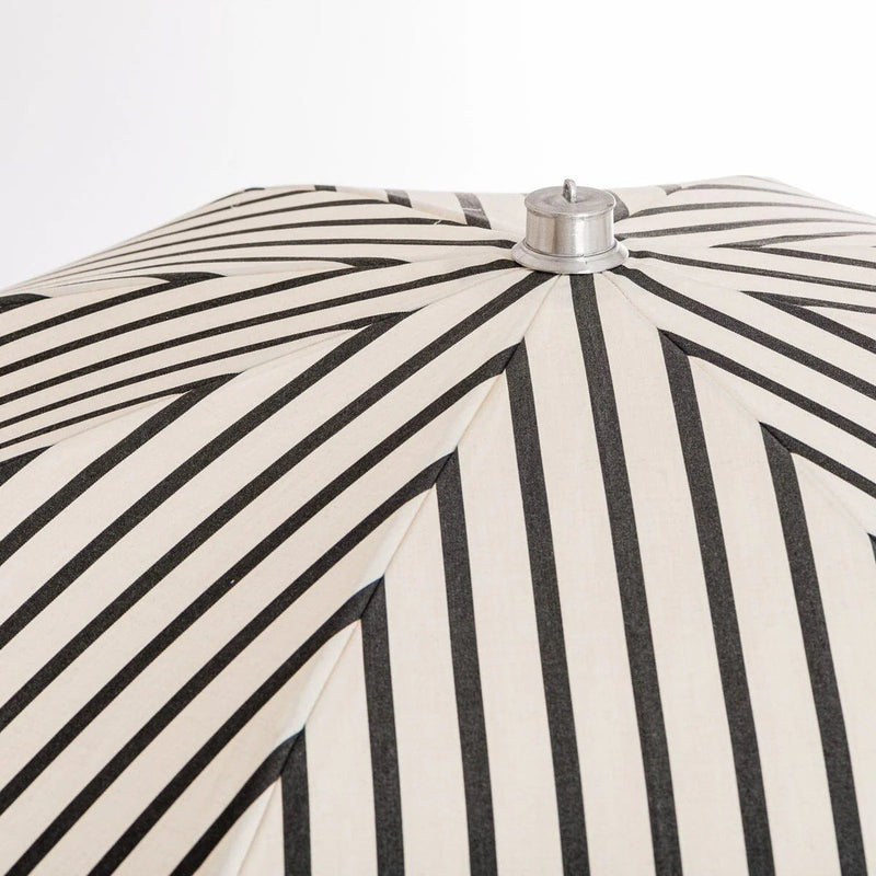 The Premium Beach Umbrella - Monaco Black Stripe-Business & Pleasure-lobo nosara