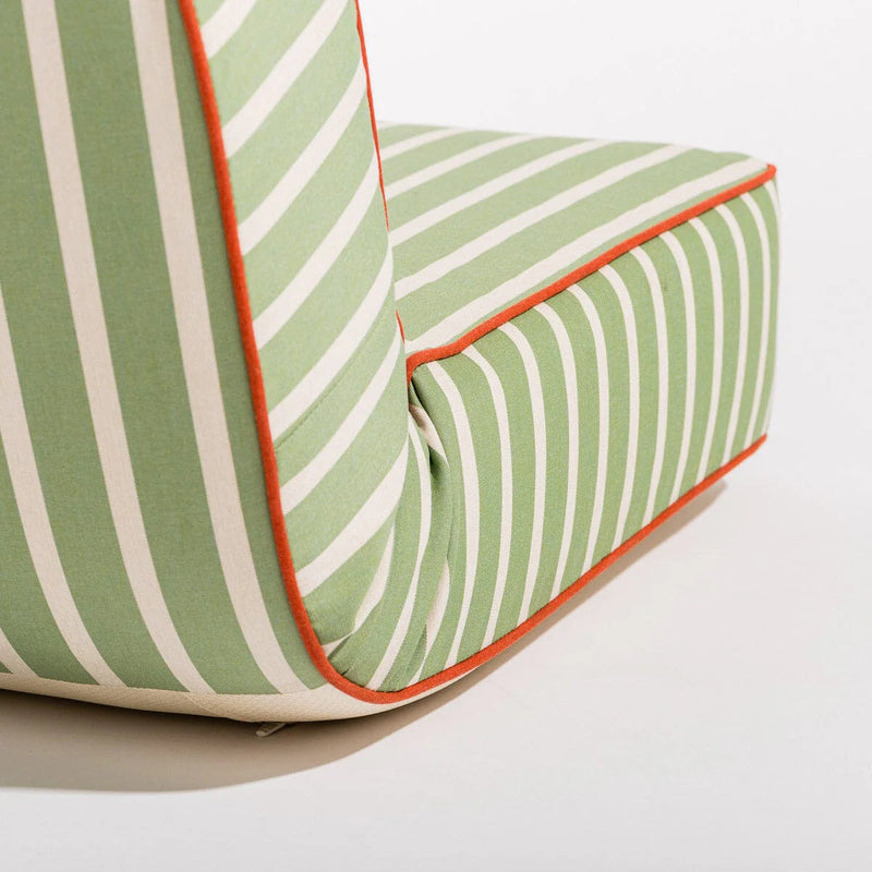 The Reclining Pillow Lounger - Elsa Stripe-Business & Pleasure-lobo nosara