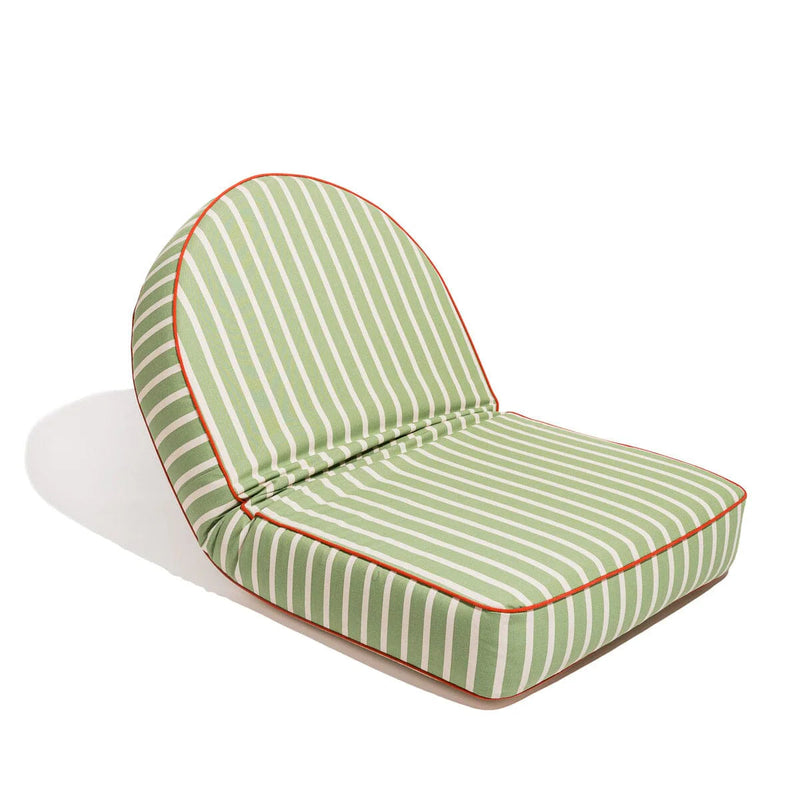 The Reclining Pillow Lounger - Elsa Stripe-Business & Pleasure-lobo nosara