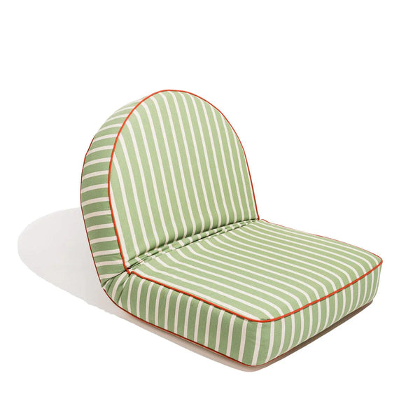 The Reclining Pillow Lounger - Elsa Stripe-Business & Pleasure-lobo nosara