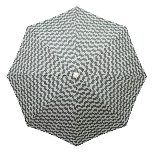 The Rio Umbrella - Vintage Green Checker