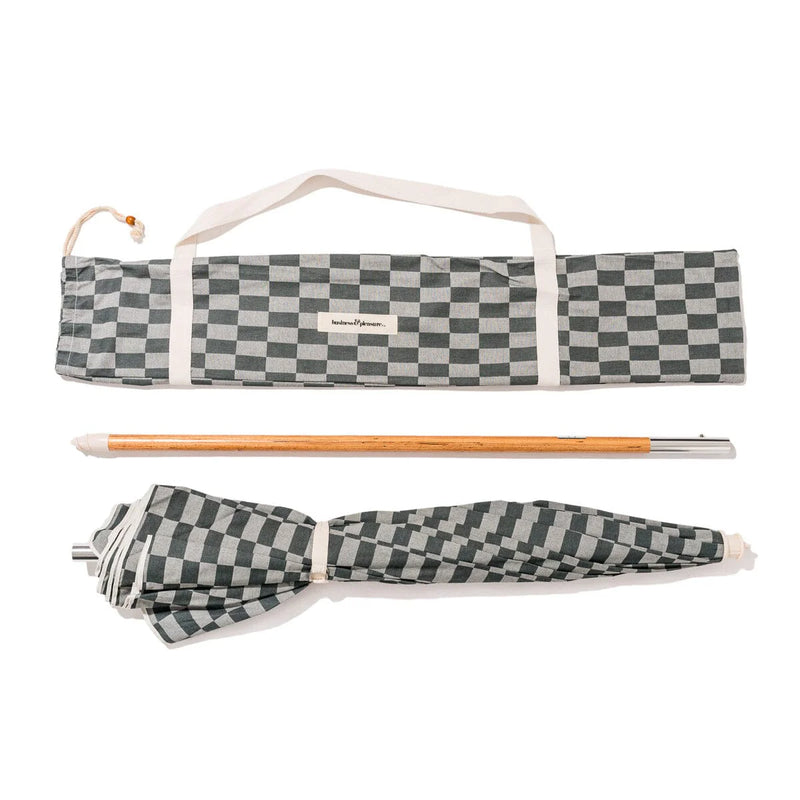 The Rio Umbrella - Vintage Green Checker
