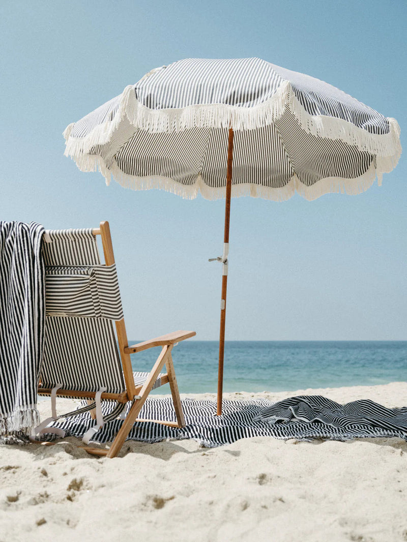 The Tommy Chair - Navy Stripe-Business & Pleasure-lobo nosara