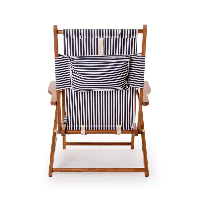 The Tommy Chair - Navy Stripe-Business & Pleasure-lobo nosara