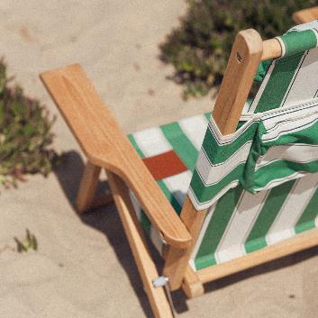 The Tommy Chair - Staud Stripe-Business & Pleasure-lobo nosara